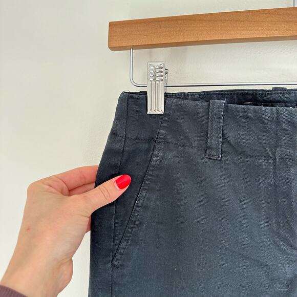 Theory Sugar Dress Pants in Black Canvas 0 - Picture 5 of 10